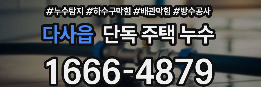 다사읍 단독 주택 누수