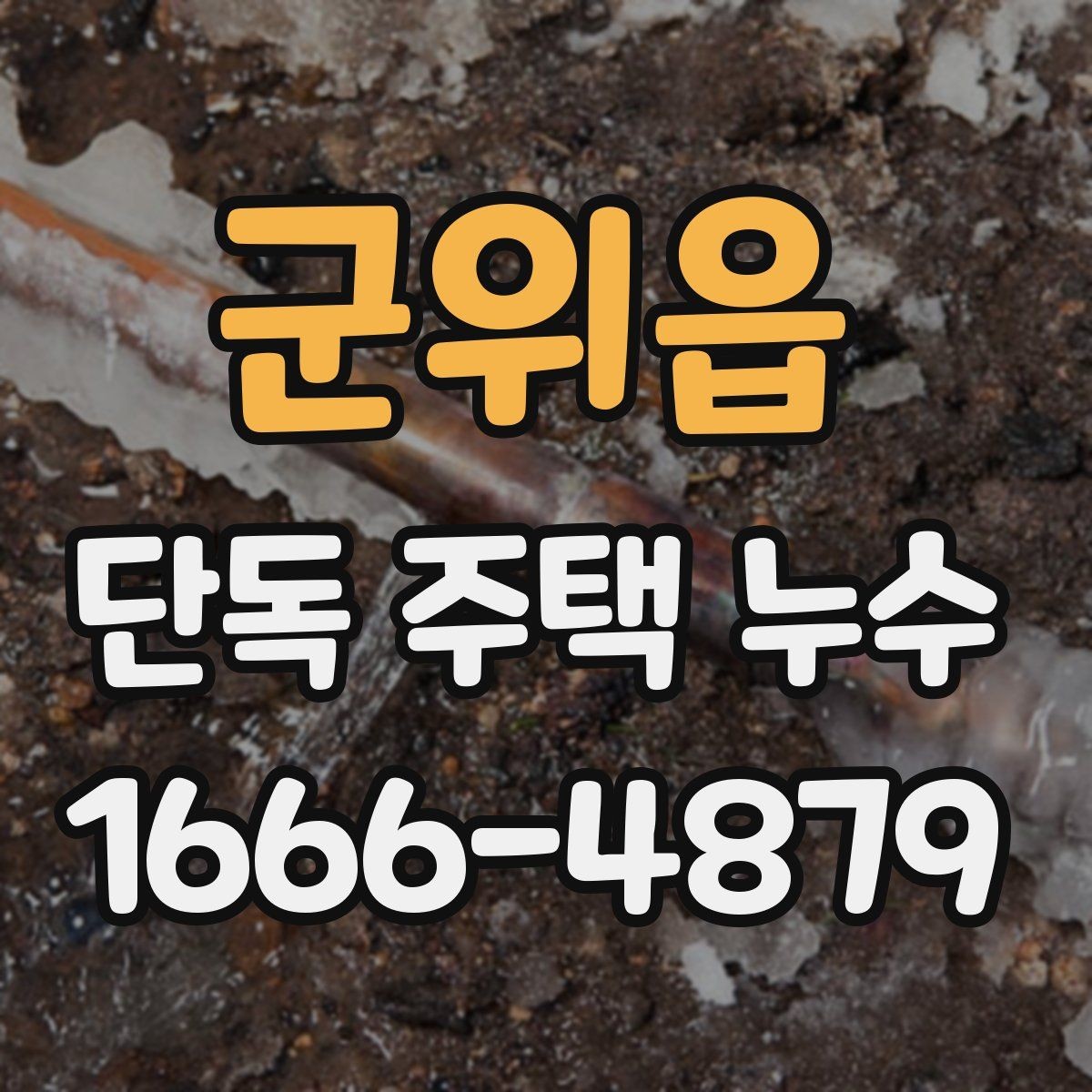 군위읍 단독 주택 누수 누수 발생 조건별 대처 순서