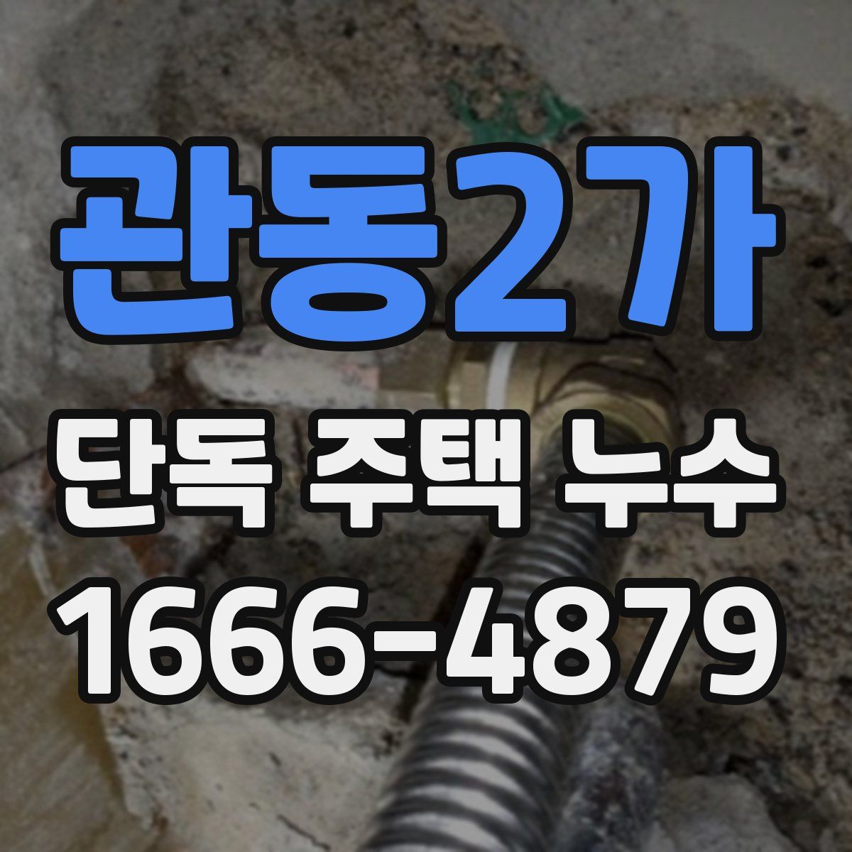 관동2가 단독 주택 누수