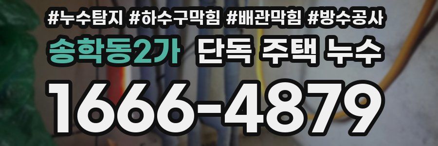 송학동2가 단독 주택 누수