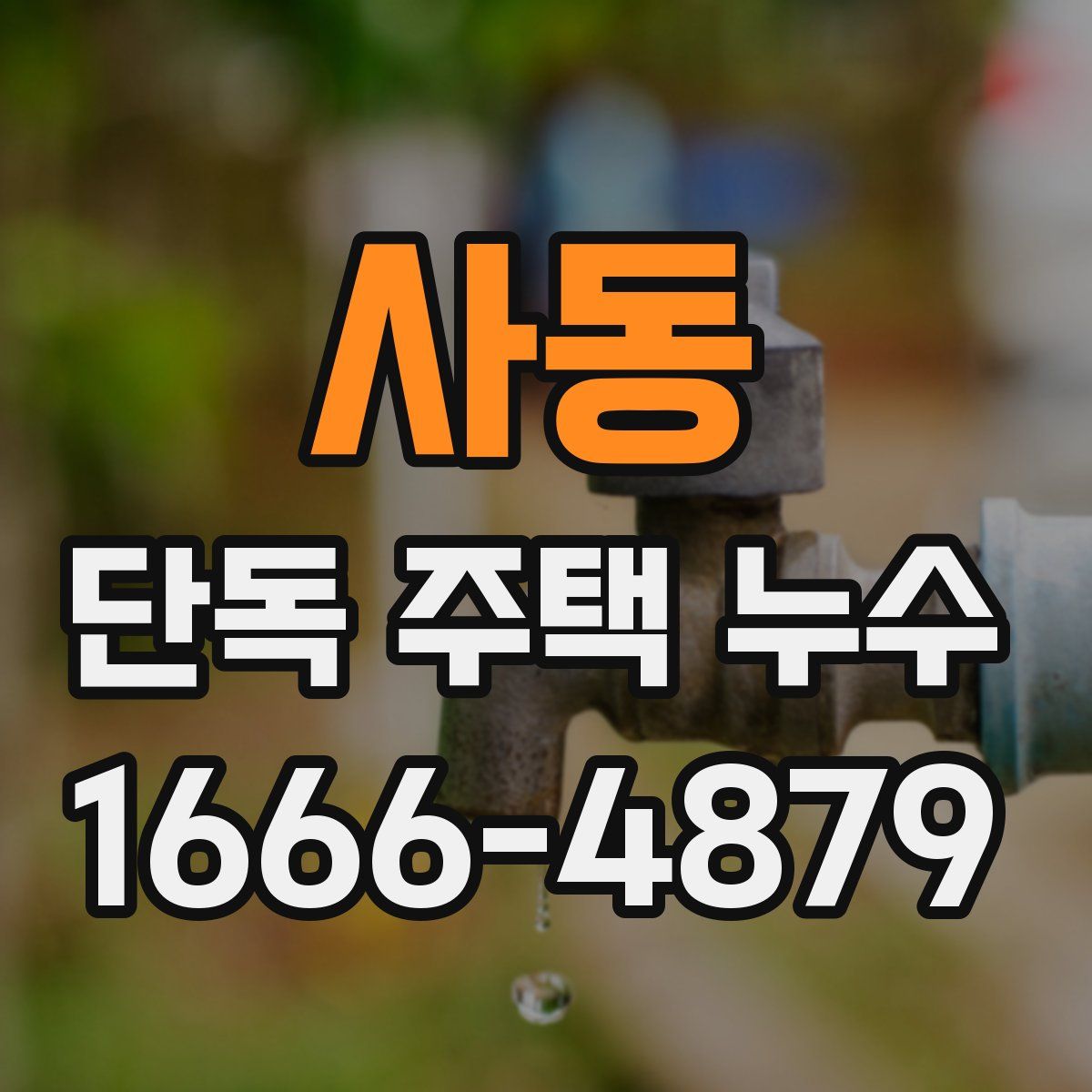 사동 단독 주택 누수