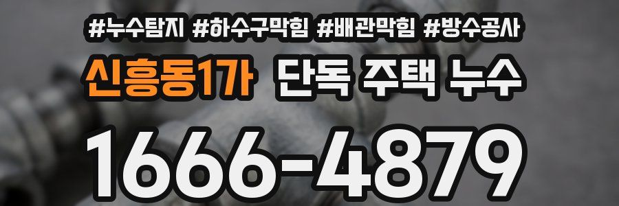 신흥동1가 단독 주택 누수