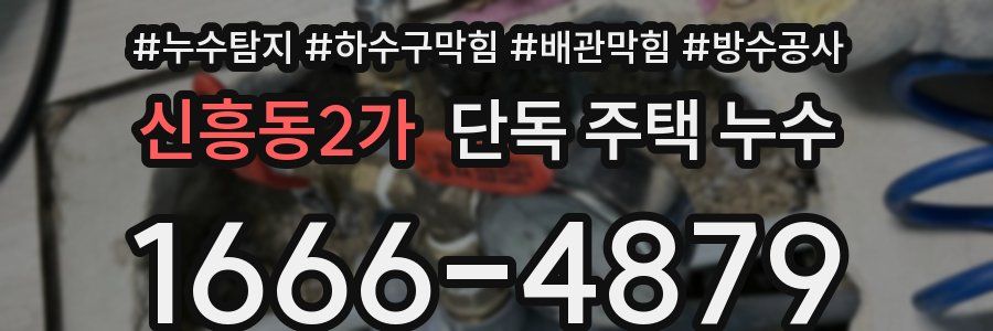 신흥동2가 단독 주택 누수