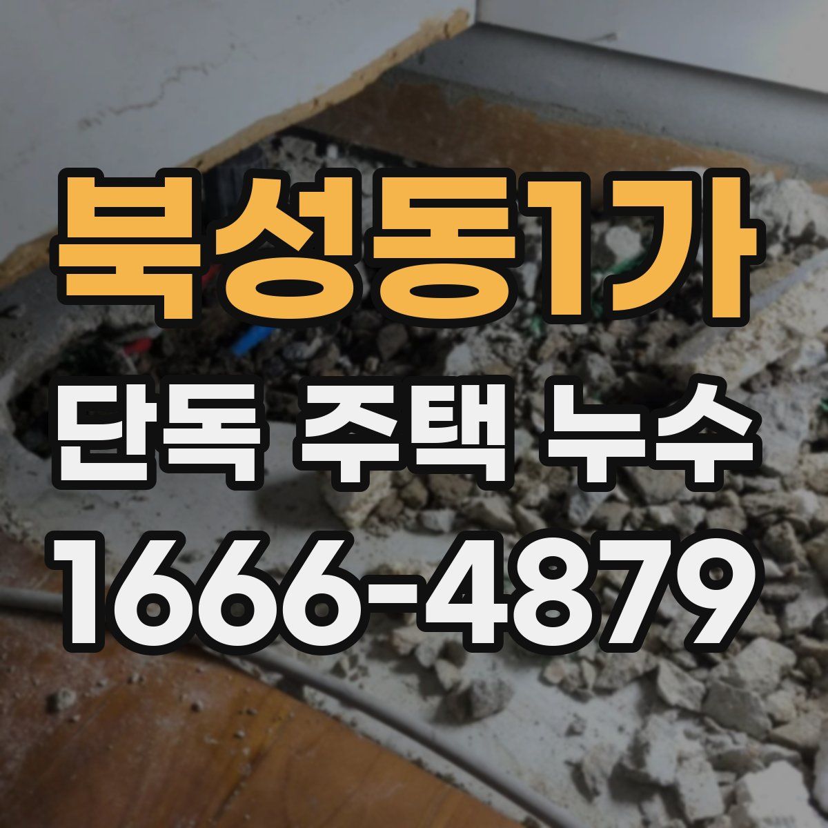북성동1가 단독 주택 누수