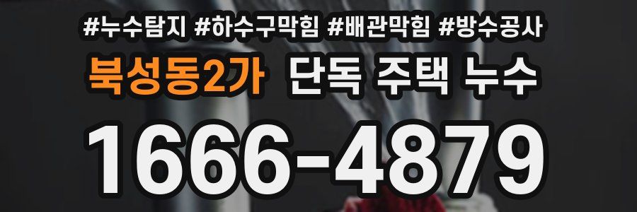 북성동2가 단독 주택 누수