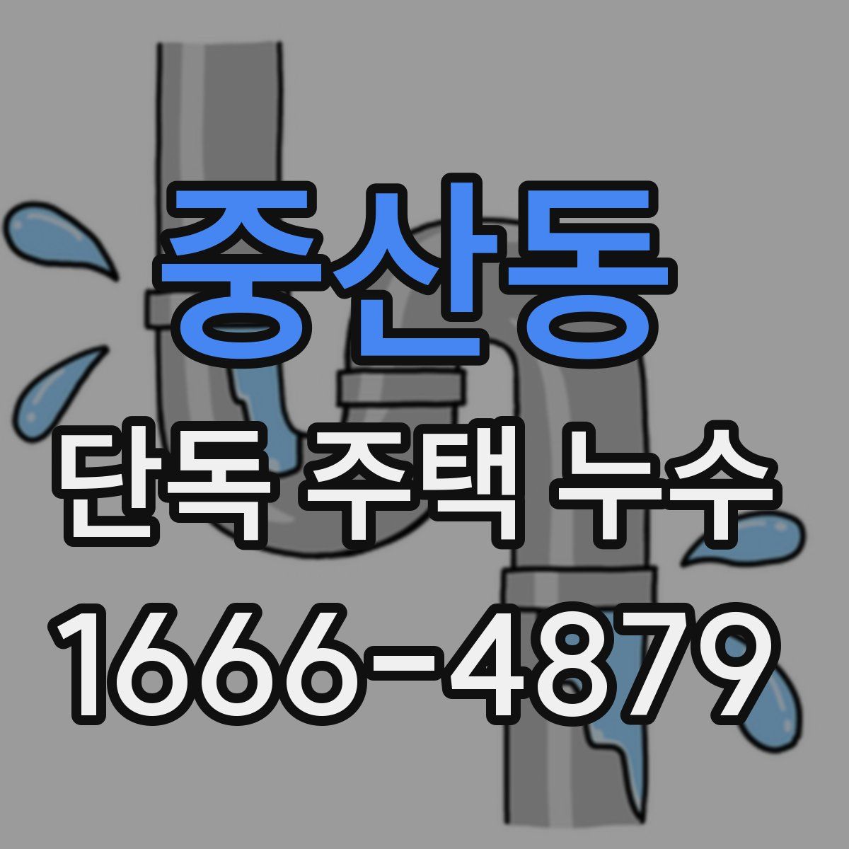 중산동 단독 주택 누수