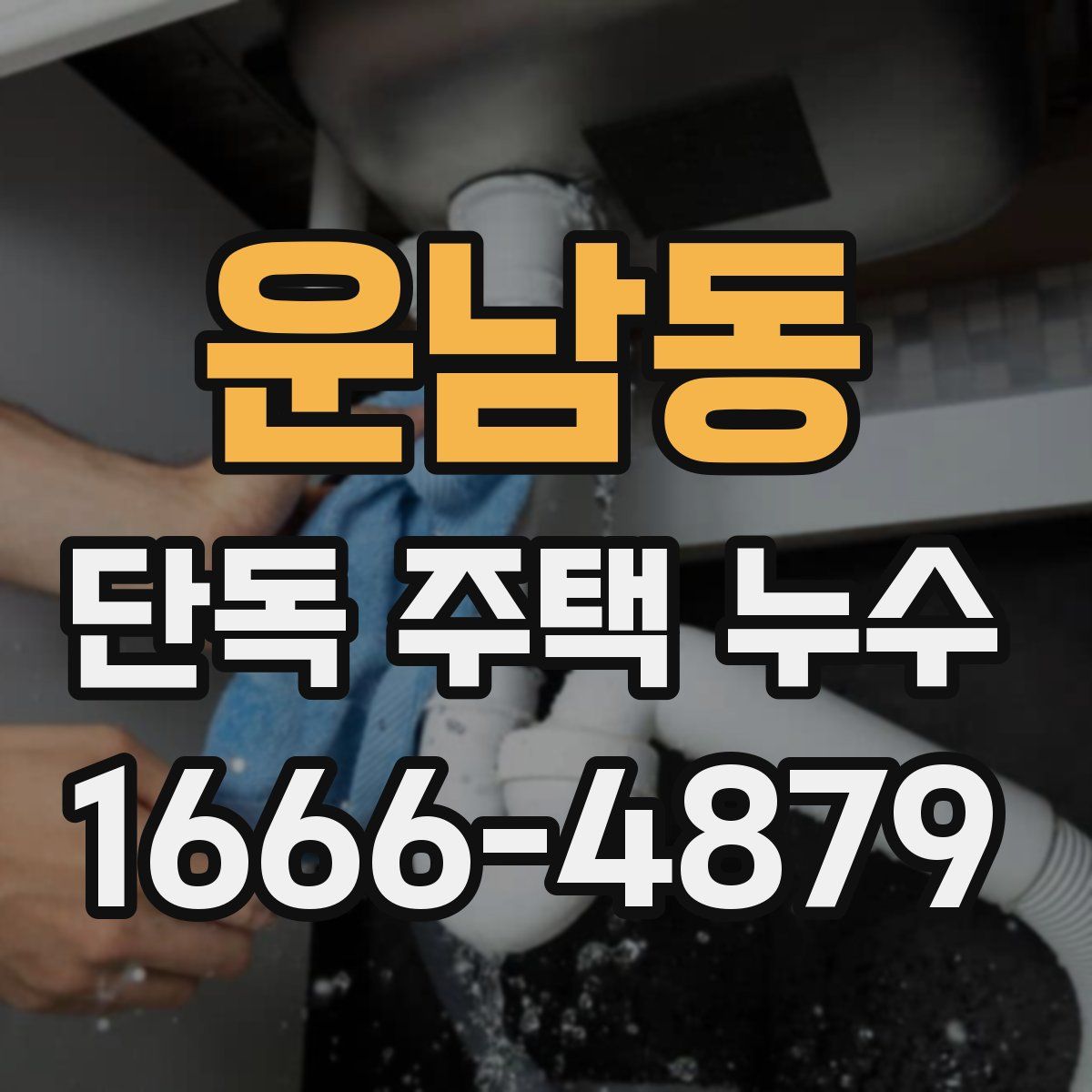 운남동 단독 주택 누수