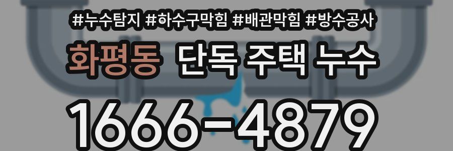 화평동 단독 주택 누수
