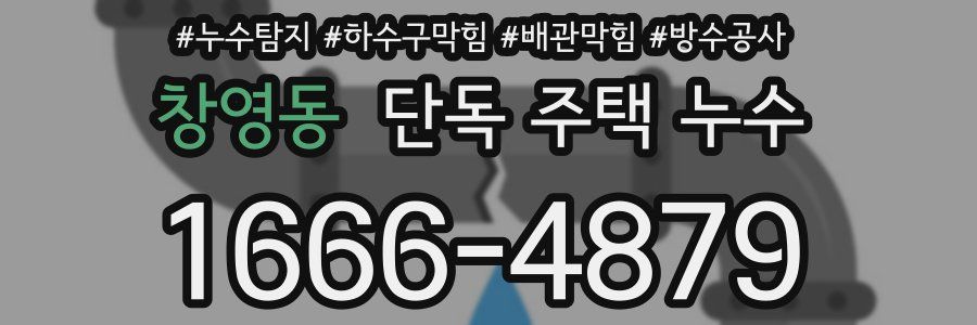 창영동 단독 주택 누수