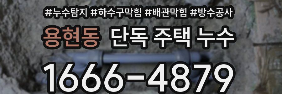 용현동 단독 주택 누수