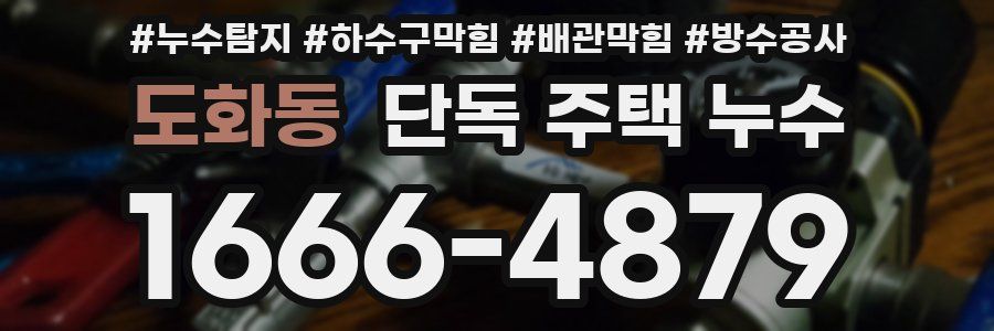 도화동 단독 주택 누수