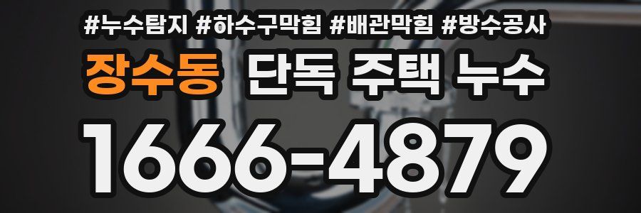 장수동 단독 주택 누수