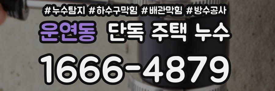 운연동 단독 주택 누수