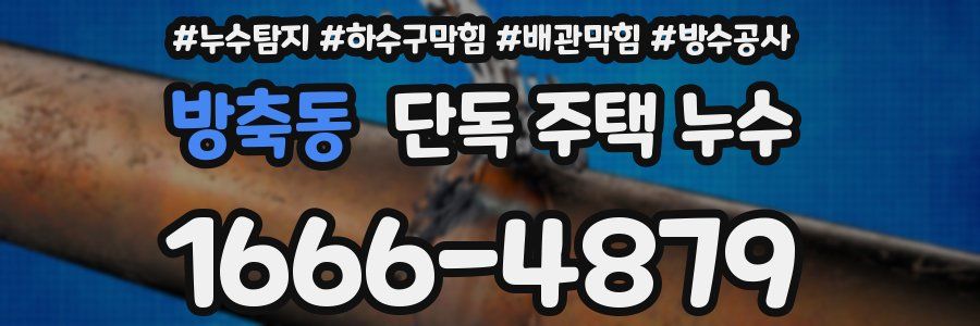 방축동 단독 주택 누수
