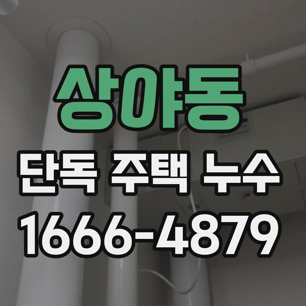 상야동 단독 주택 누수