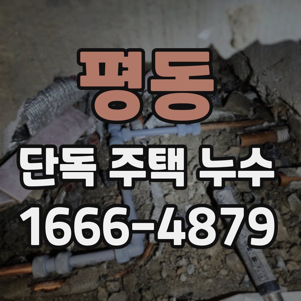 평동 단독 주택 누수