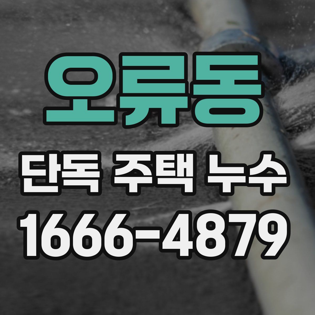 오류동 단독 주택 누수