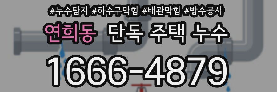 연희동 단독 주택 누수