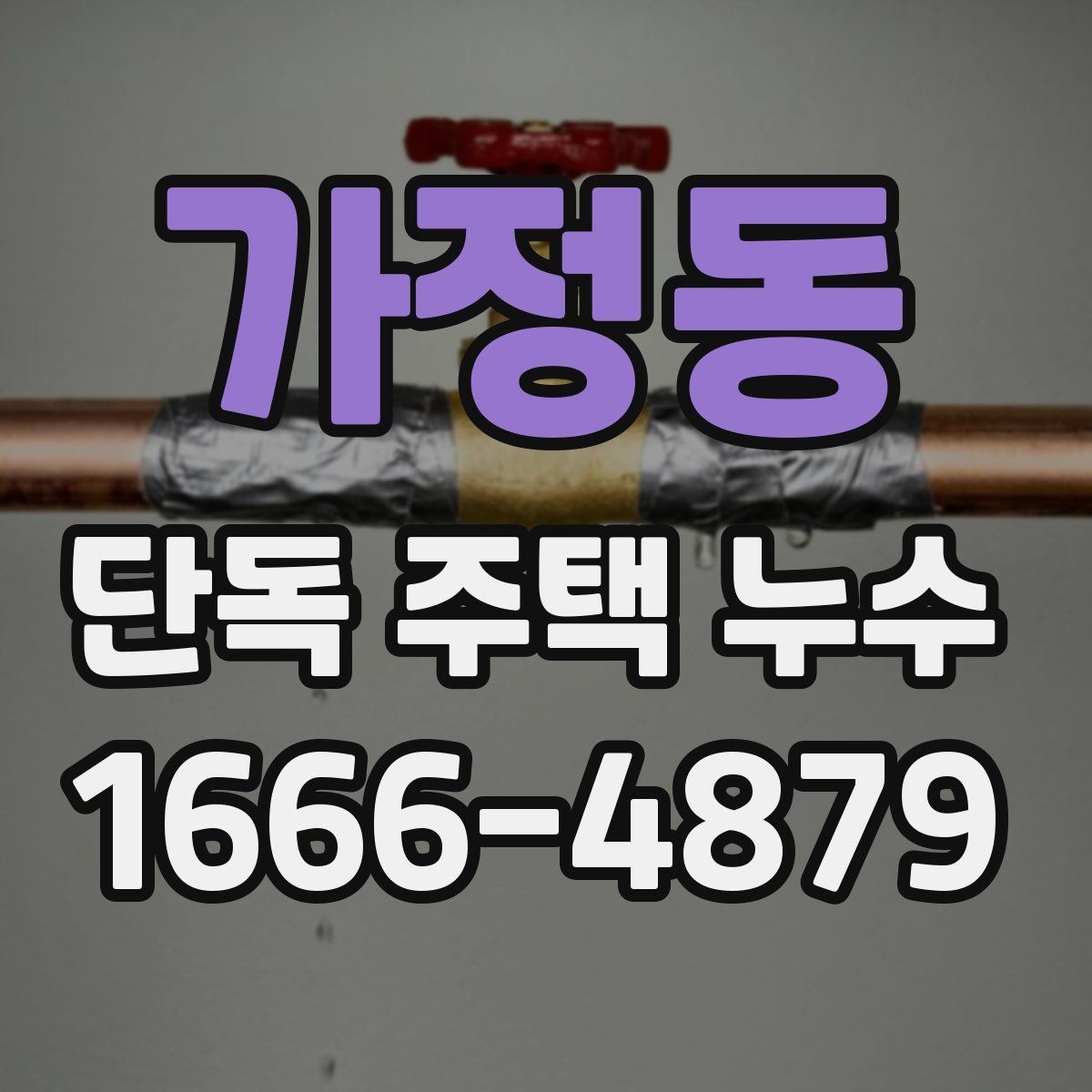 가정동 단독 주택 누수 초기 발견을 돕는 징후