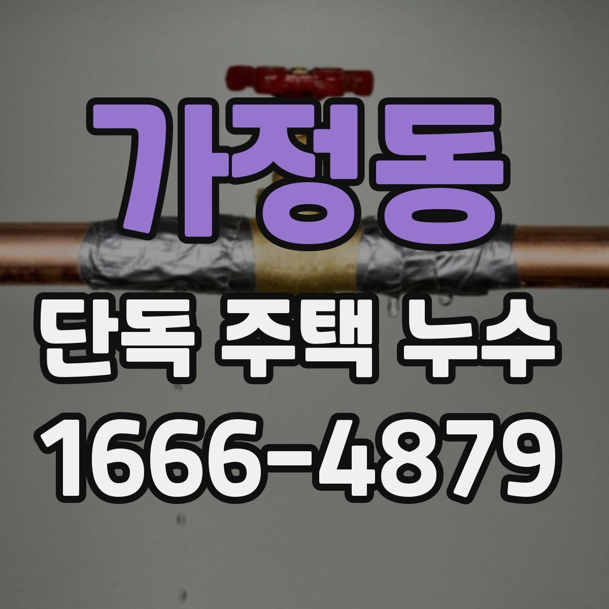 가정동 단독 주택 누수
