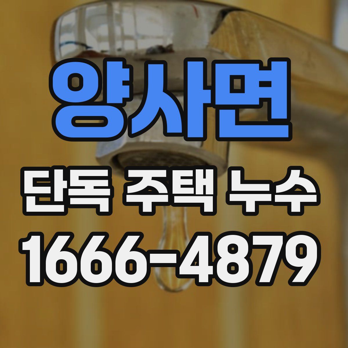 양사면 단독 주택 누수