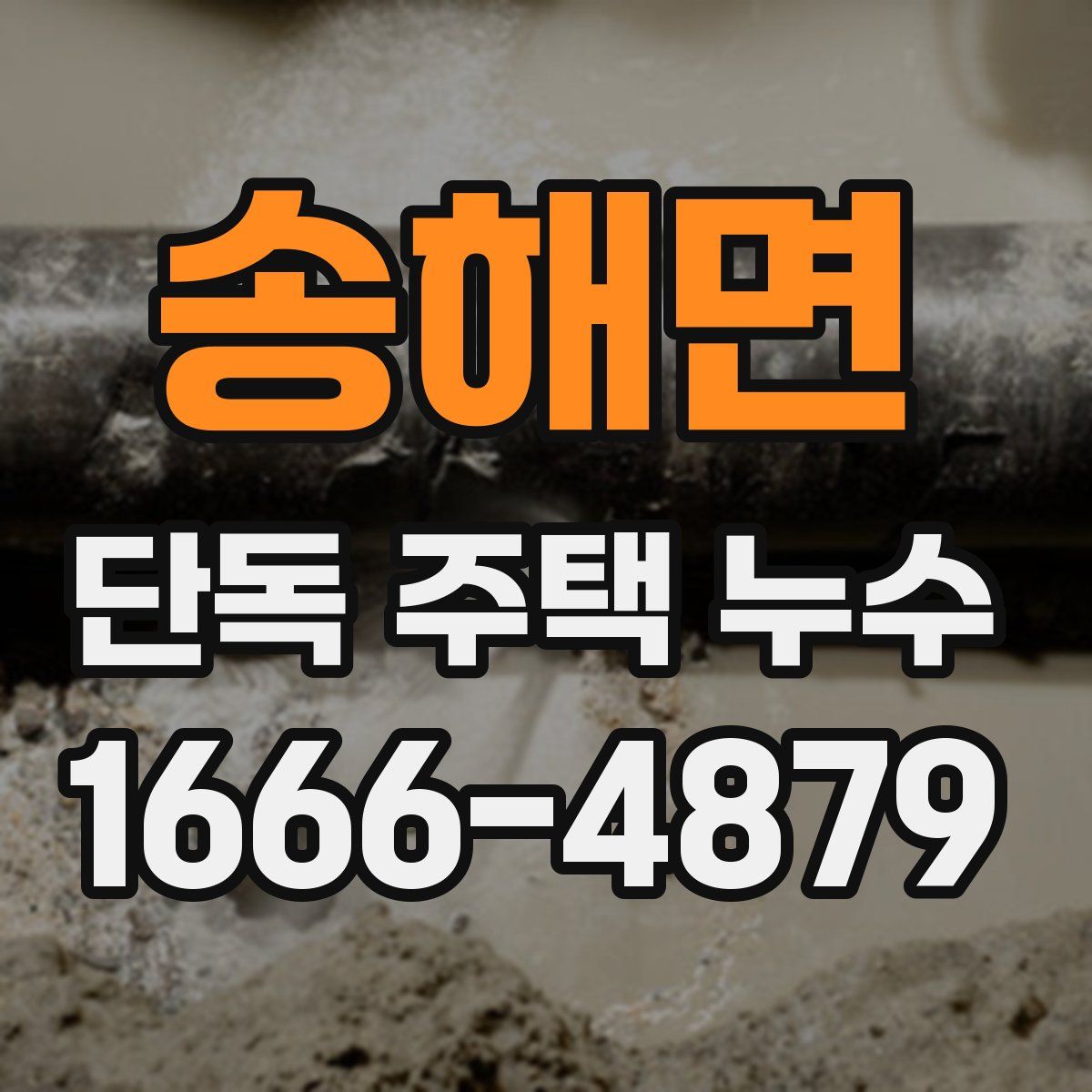 송해면 단독 주택 누수