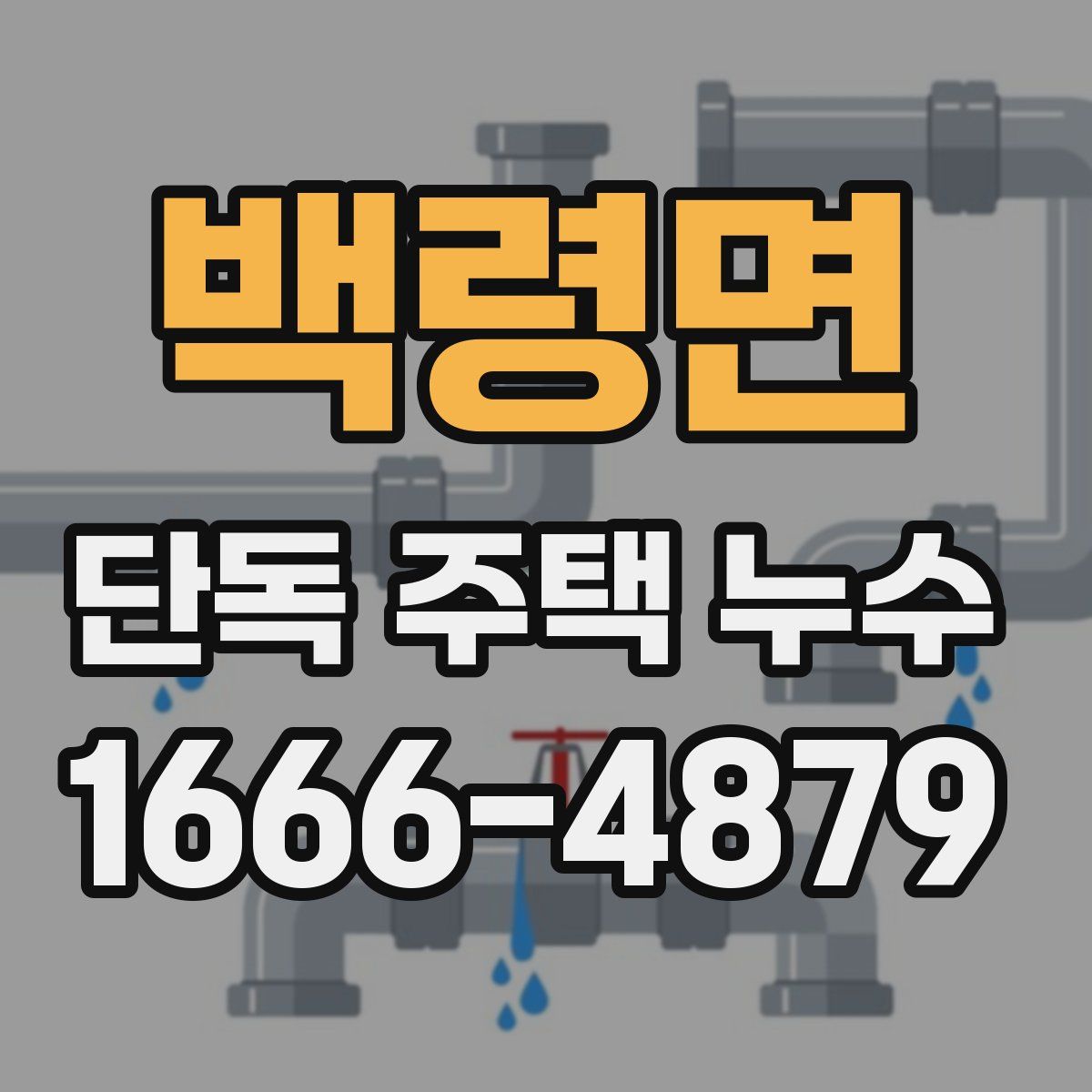 백령면 단독 주택 누수