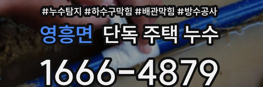 영흥면 단독 주택 누수