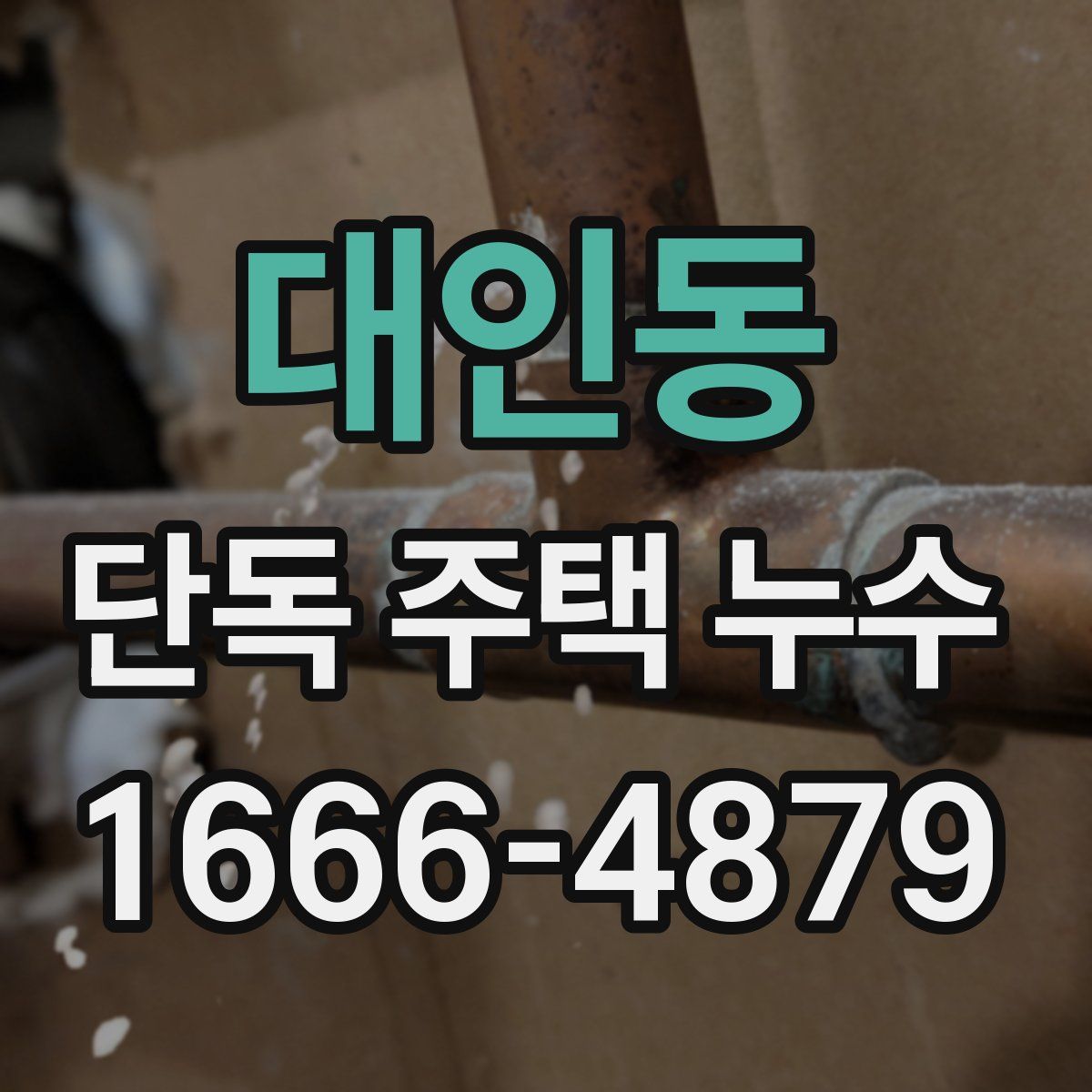 대인동 단독 주택 누수