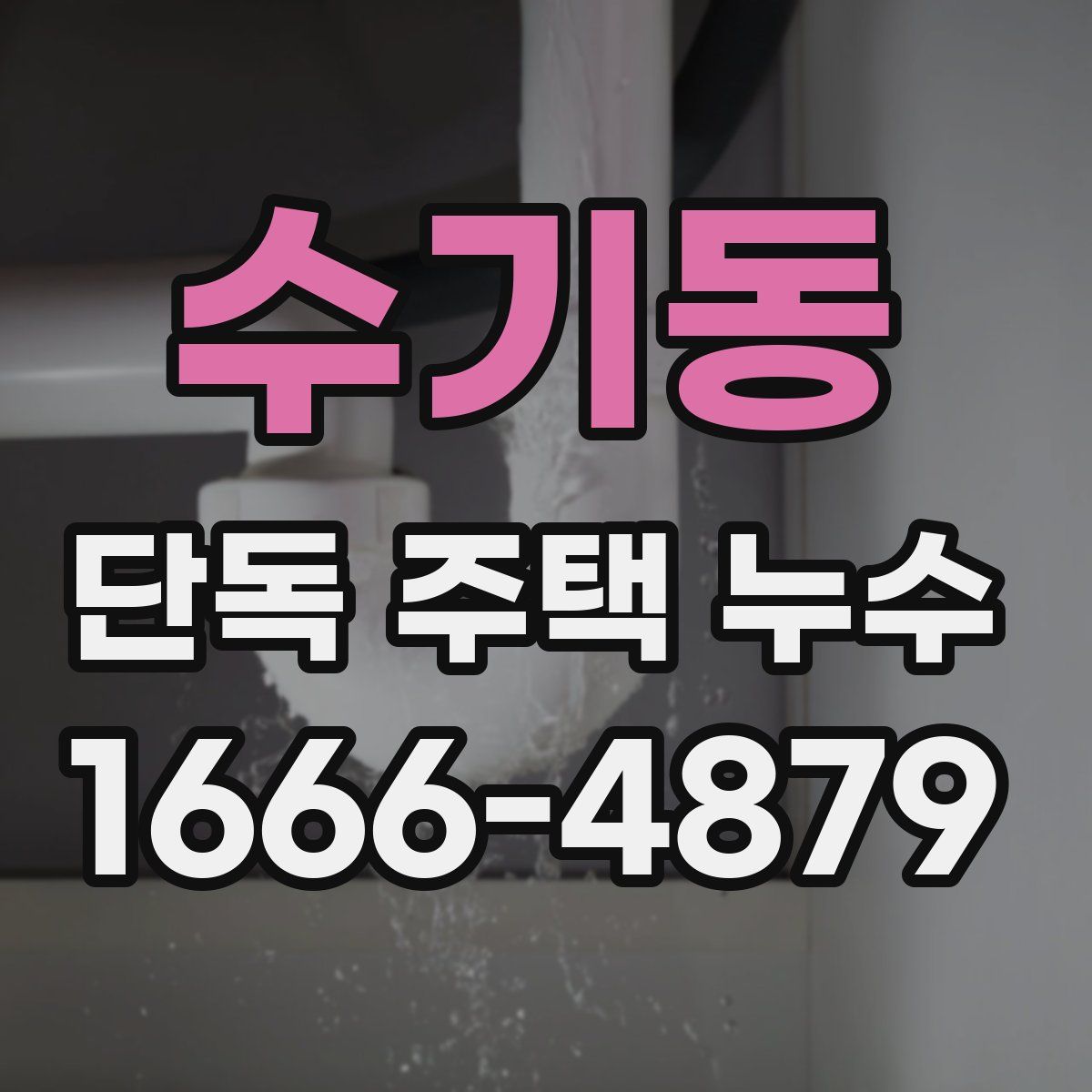 수기동 단독 주택 누수