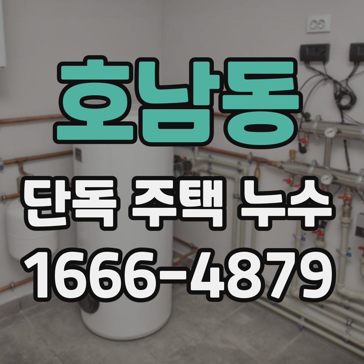 호남동 단독 주택 누수