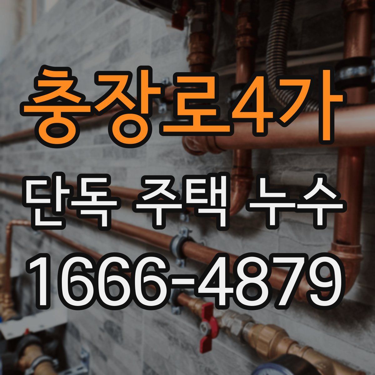 충장로4가 단독 주택 누수