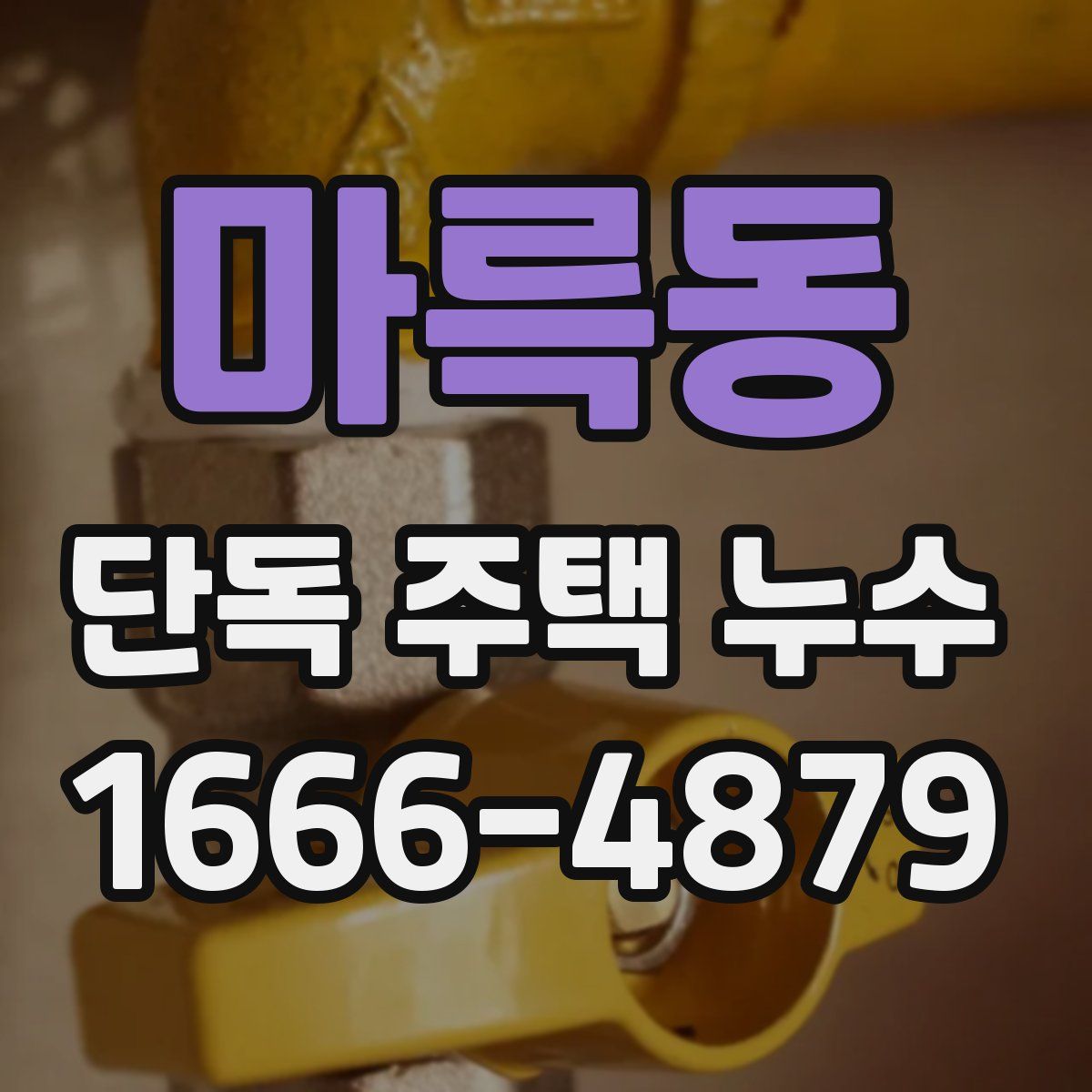 마륵동 단독 주택 누수
