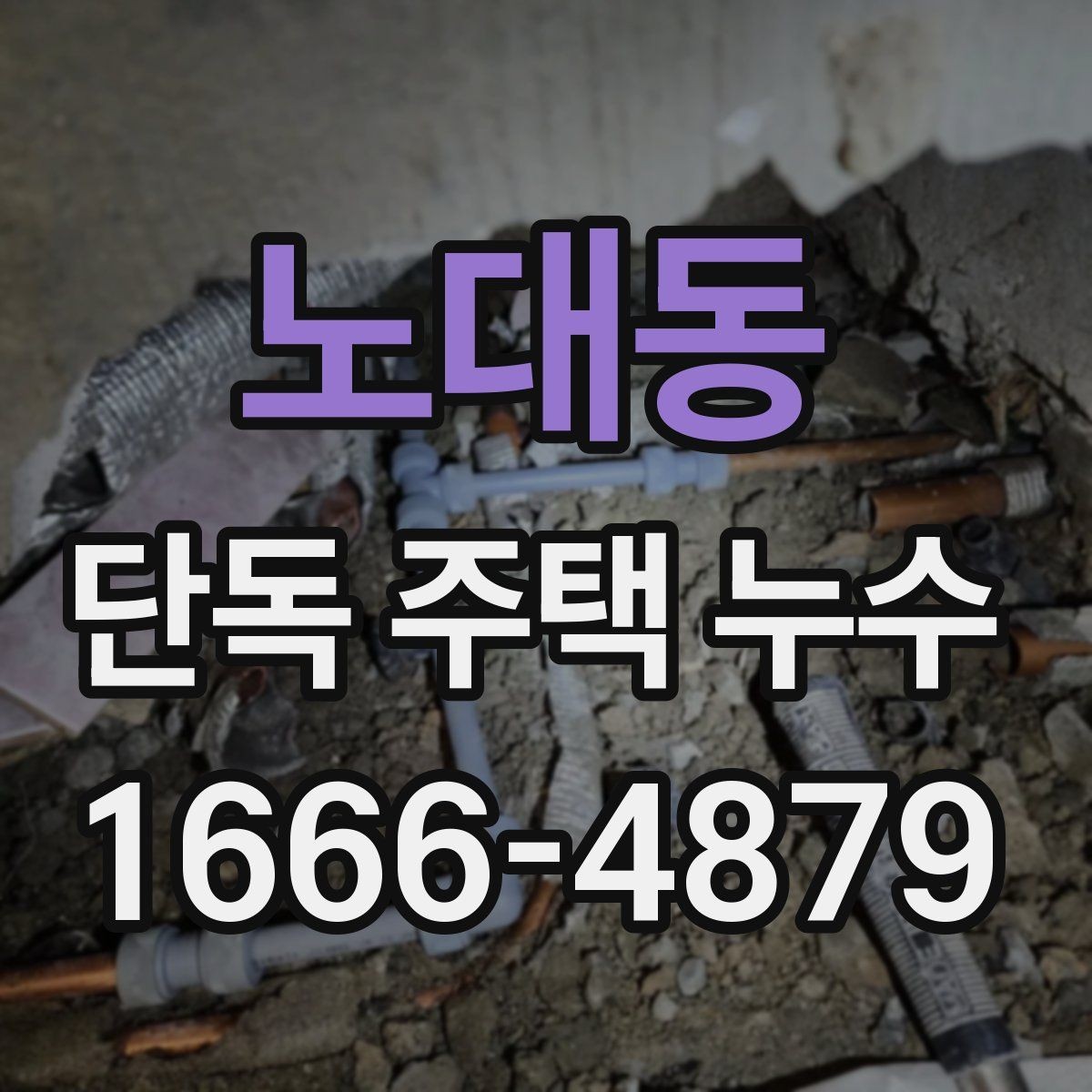 노대동 단독 주택 누수 문제를 늦추지 않는 대응법