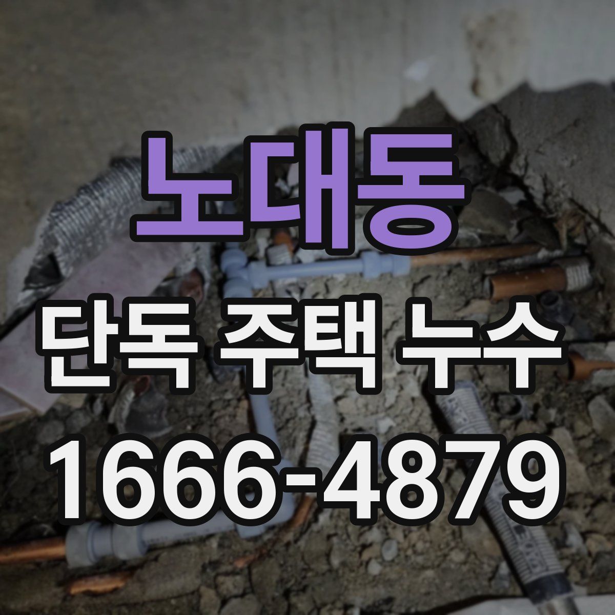 노대동 단독 주택 누수