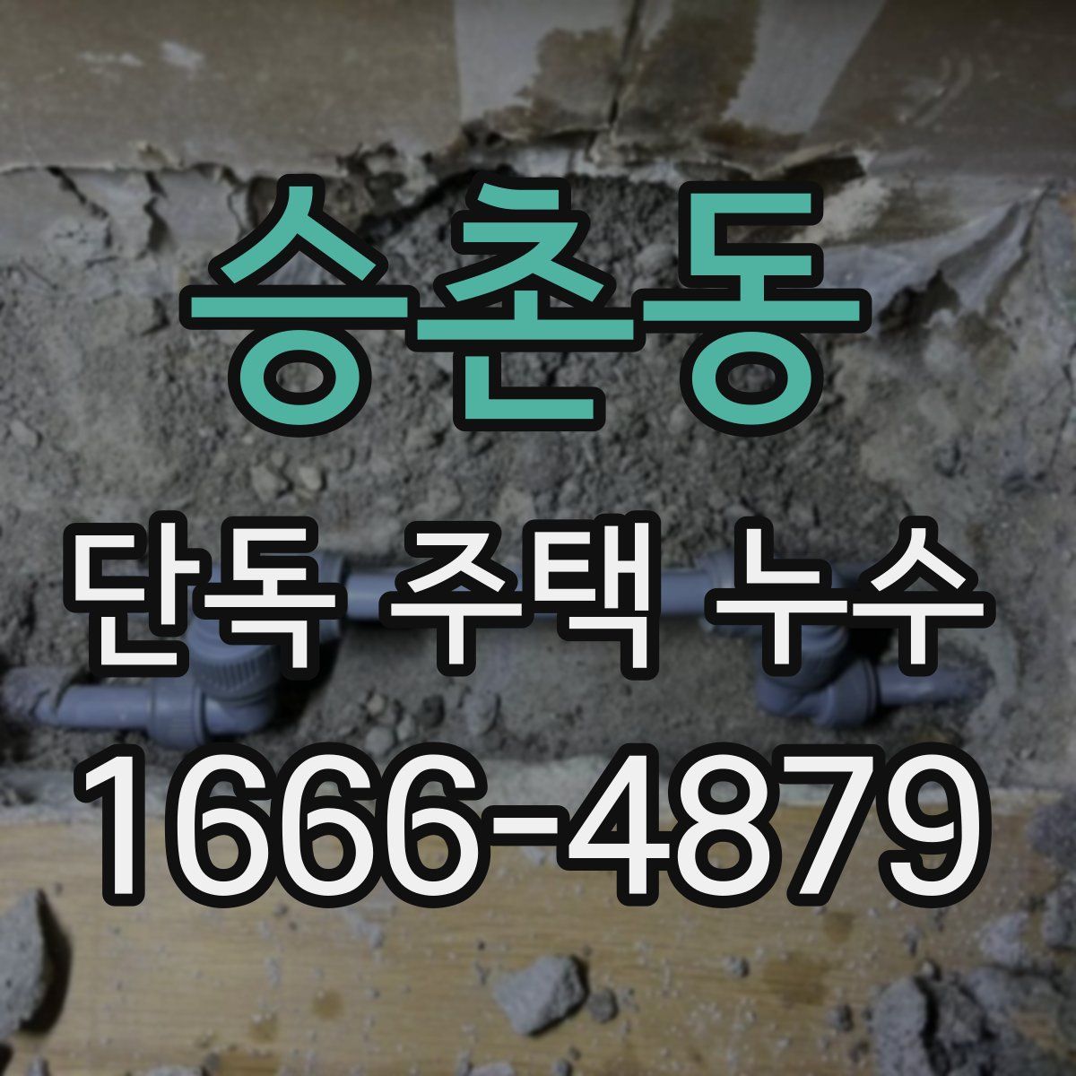 승촌동 단독 주택 누수
