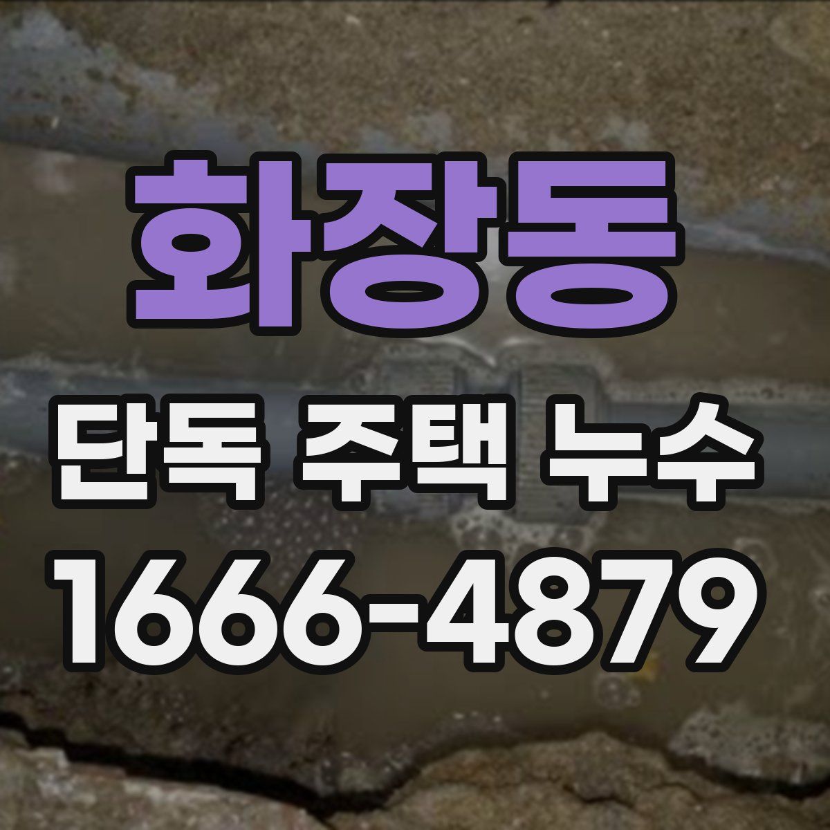 화장동 단독 주택 누수