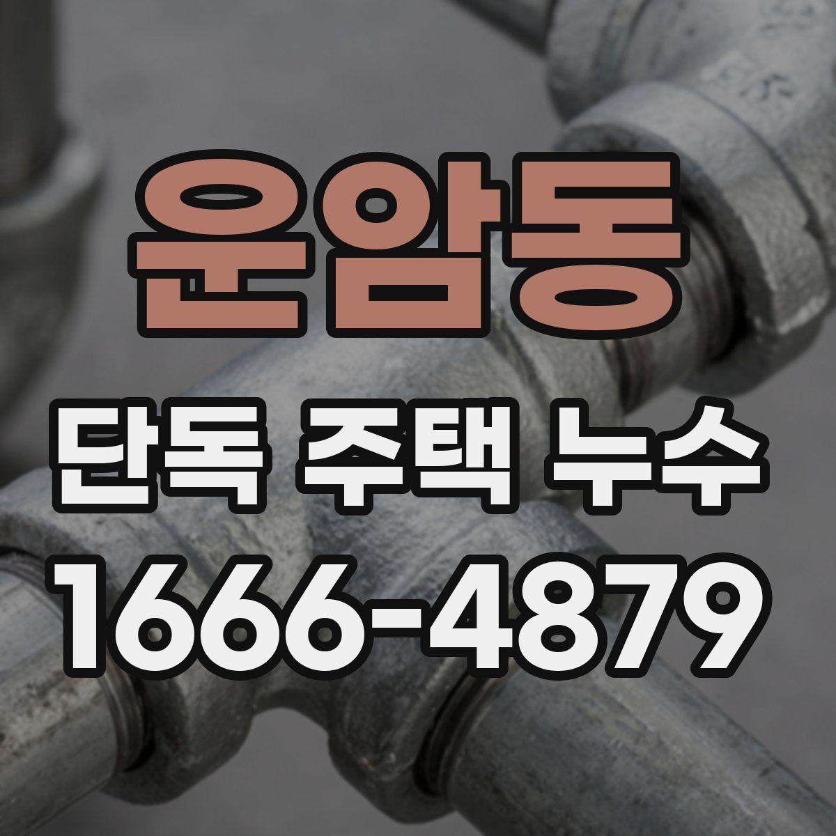 운암동 단독 주택 누수