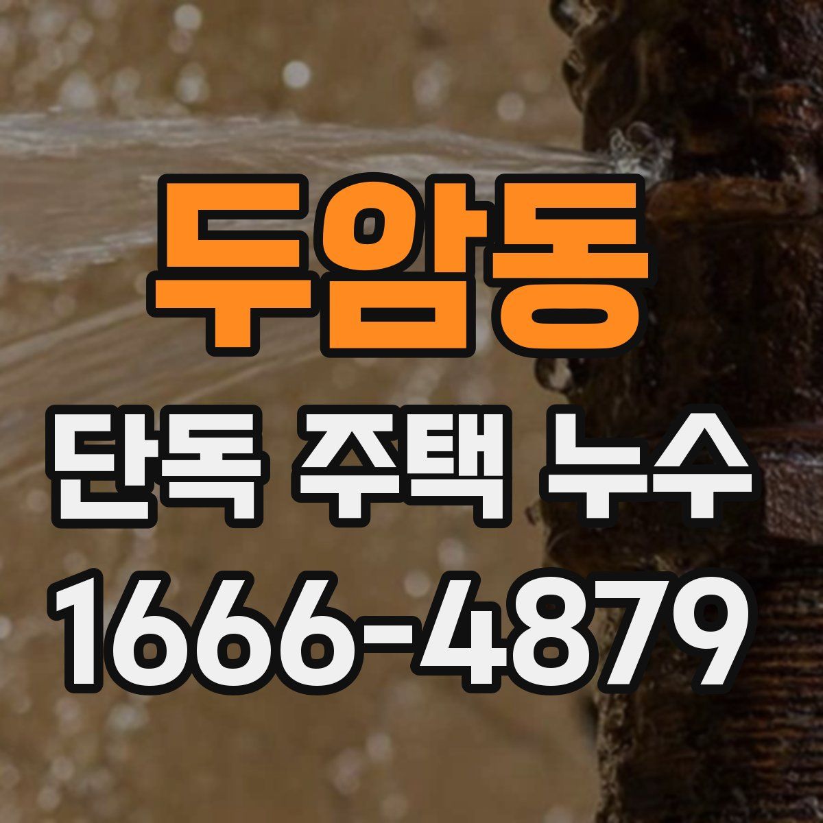 두암동 단독 주택 누수