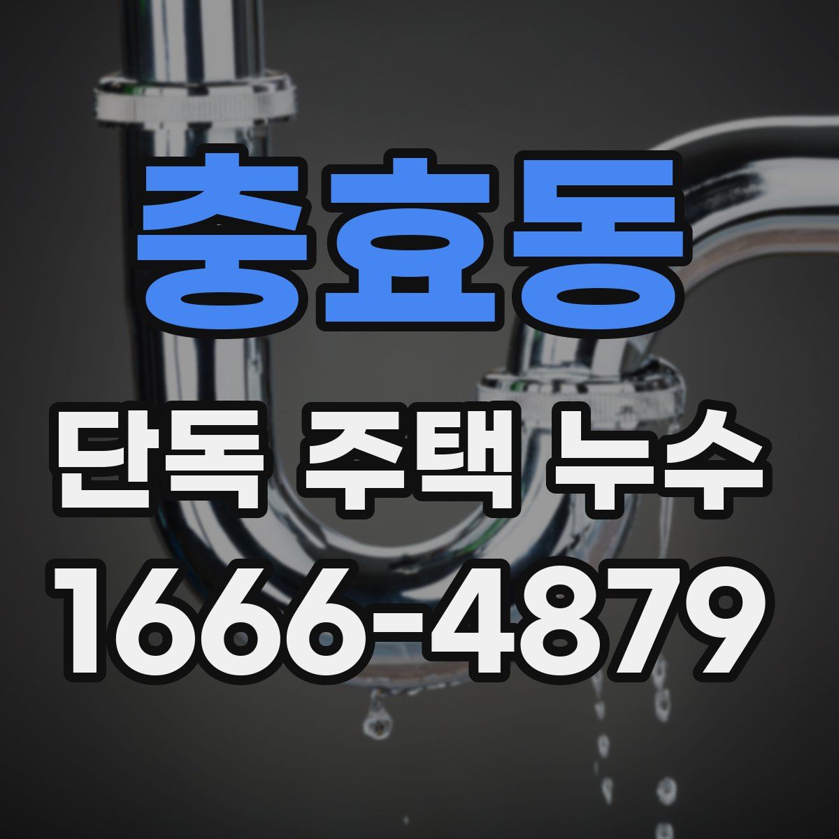 충효동 단독 주택 누수