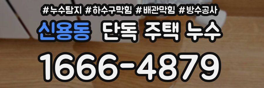 신용동 단독 주택 누수