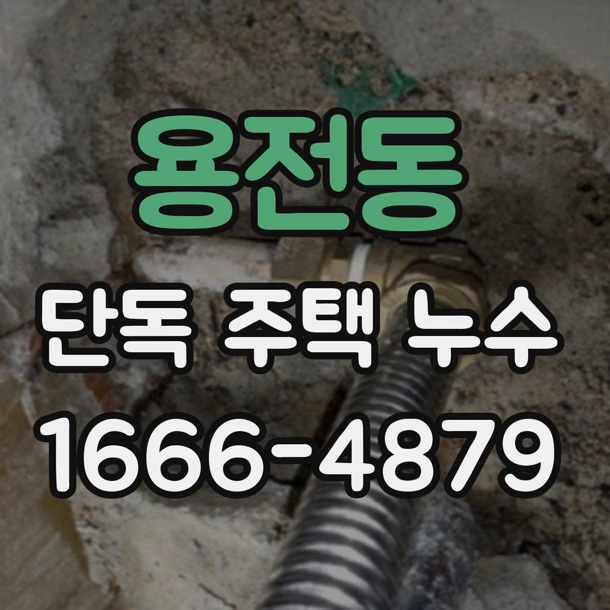 용전동 단독 주택 누수