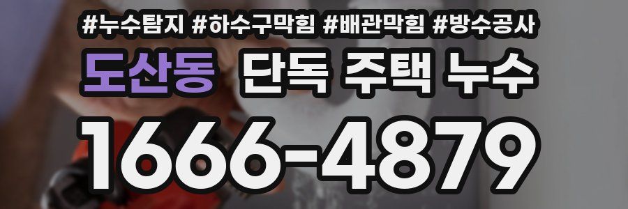 도산동 단독 주택 누수
