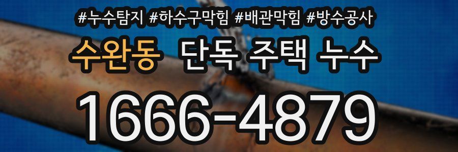 수완동 단독 주택 누수