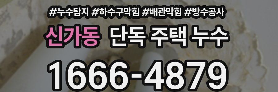 신가동 단독 주택 누수
