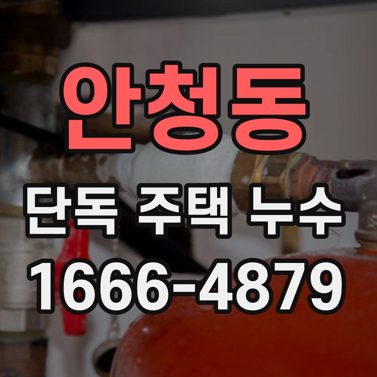 안청동 단독 주택 누수