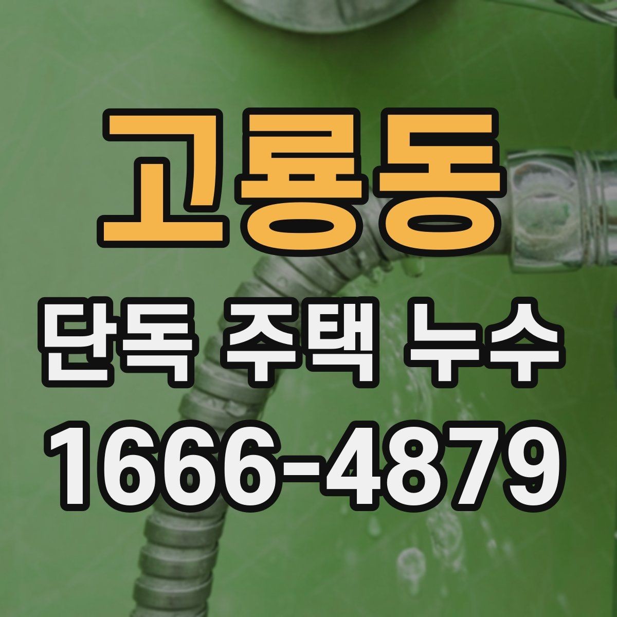 고룡동 단독 주택 누수 의심 구역별 관리 요령