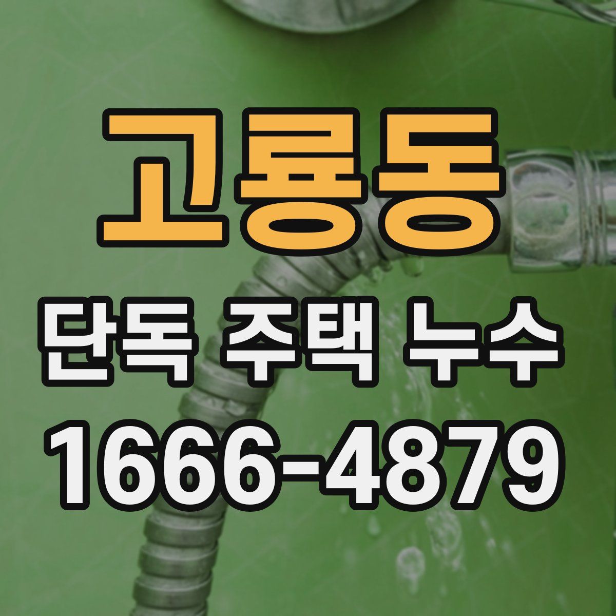 고룡동 단독 주택 누수