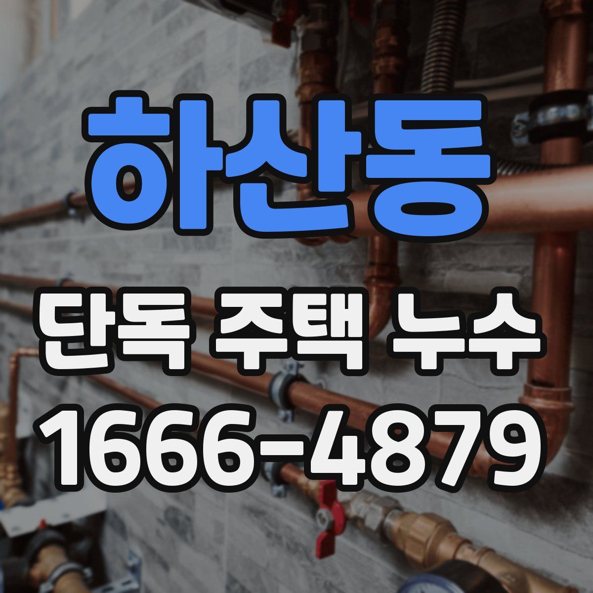 하산동 단독 주택 누수