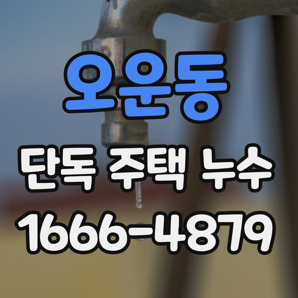 오운동 단독 주택 누수
